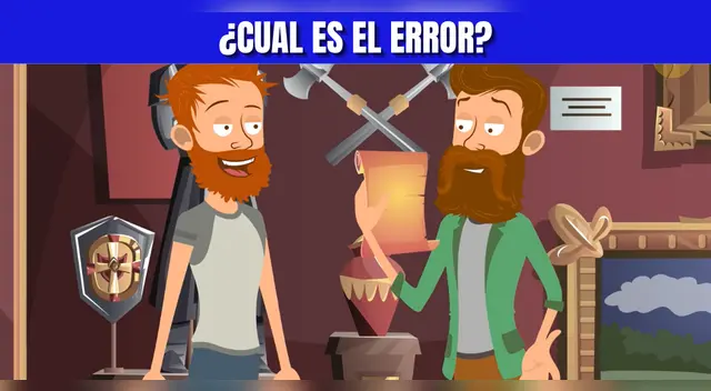 Acertijo Visual: ¿Cuál es el error en el pergamino? Averígualo en 6 segundos