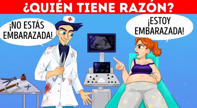 ¿La mujer está embarazada? Intenta resolver este misterioso acertijo en tiempo récord