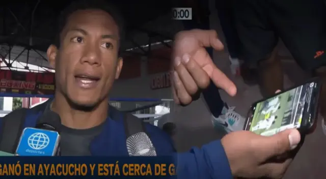 Andy Vidal mostró un video tras el gol de Hernán Barcos