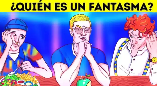 ¿Cuál de ellos es un fantasma? El 5% falló tratando de resolver este caso en 8 segundos ¿Cuál de ellos es un fantasma? El 5% falló tratando de resolver este caso en 8 segundos