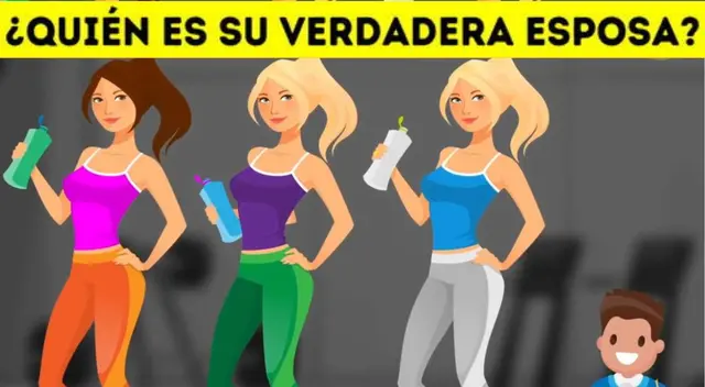 ¿Cuál de ellas es la verdadera esposa del hombre? Identifica la verdad en menos de 7 segundos