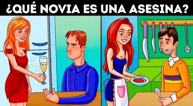 Descubre qué novia es una asesina en solo 7 segundos.