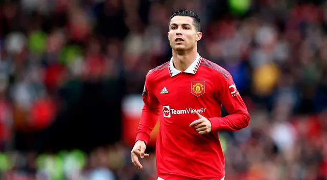 Cristiano Ronaldo en el once titular de Manchester United Cristiano Ronaldo en el once titular de Manchester United
