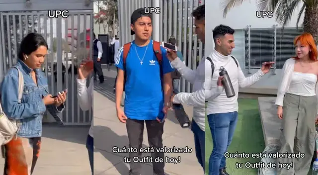 Estudiantes de la UPC sorprenden al revelar en cuánto está valorizado su 'outfit': ¿En soles? Estudiantes de la UPC sorprenden al revelar en cuánto está valorizado su 'outfit': ¿En soles?