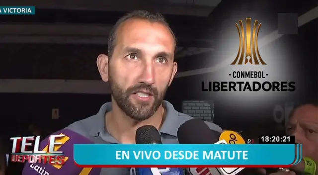Hernán Barcos se mentaliza en la Copa Libertadores