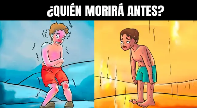 ¿Quién morirá antes? Responde a este enigmático acertijo visual en solo 8 segundos ¿Quién morirá antes? Responde a este enigmático acertijo visual en solo 8 segundos