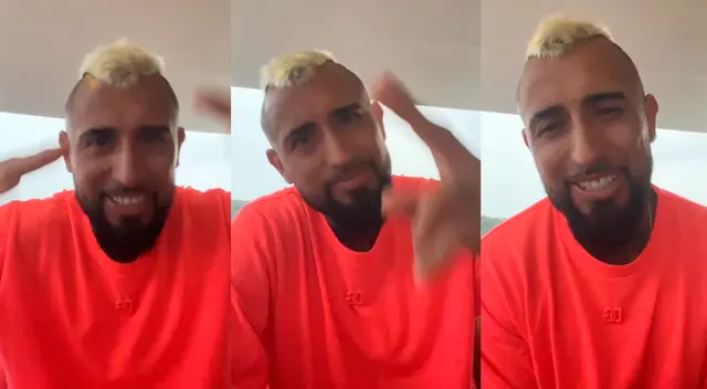 Arturo Vidal continúa celebrando y hace transmisión en vivo con sus seguidores.