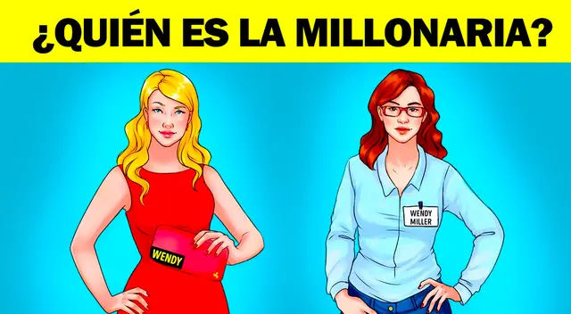 Acertijo visual: Descubre quién es la mujer millonaria en solo 7 segundos. Acertijo visual: Descubre quién es la mujer millonaria en solo 7 segundos.