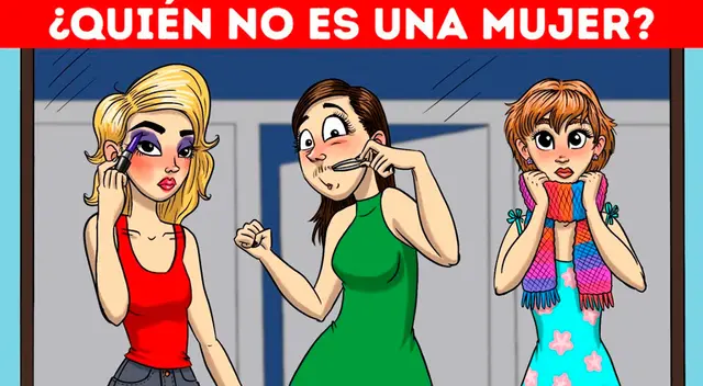 ¿Quién NO es una mujer? El 98% fracasó con este acertijo exclusivo para GENIOS ¿Quién NO es una mujer? El 98% fracasó con este acertijo exclusivo para GENIOS