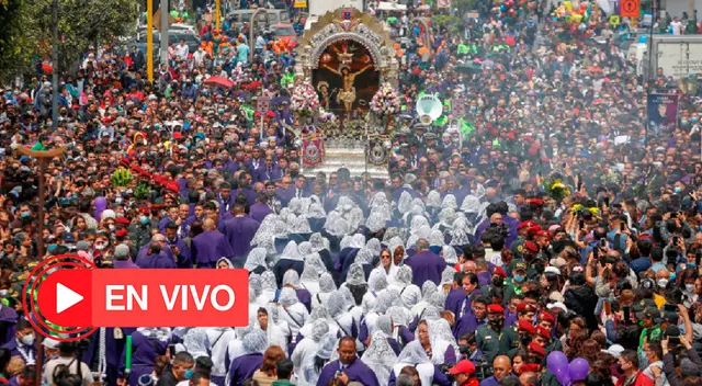 Recorrido procesional del señor de los milagros HOY EN VIVO.