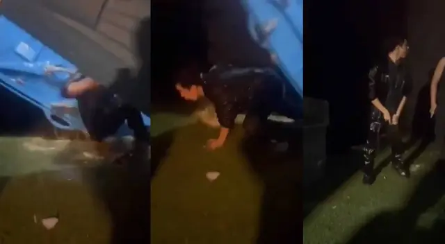 TikTok de Halloween: Joven va a baño portátil y termina completamente bañado de desechos TikTok de Halloween: Joven va a baño portátil y termina completamente bañado de desechos