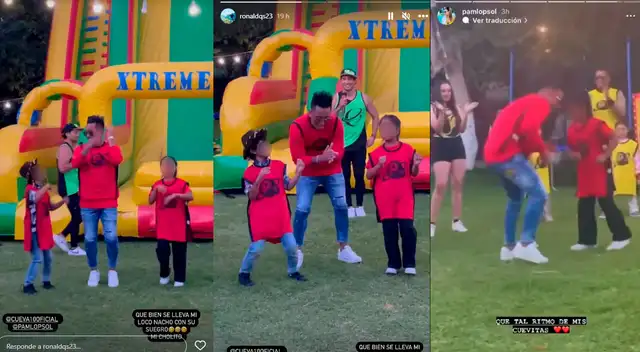 Cuevita sacó los 'pasos prohibidos' en plena celebración infantil Cuevita sacó los 'pasos prohibidos' en plena celebración infantil