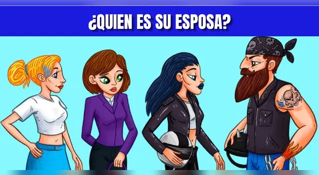 Acertijo visual EXTREMO: Descubre quién es la esposa del motociclista en 6 sgeundos Acertijo visual EXTREMO: Descubre quién es la esposa del motociclista en 6 sgeundos
