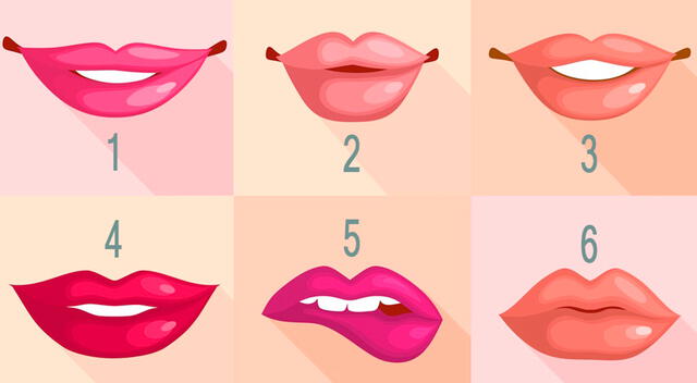 Escoge el labio que más se parezca al tuyo y conoce si eres sincero. Escoge el labio que más se parezca al tuyo y conoce si eres sincero.