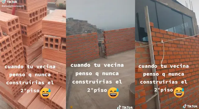 La construcción se hizo viral en TikTok