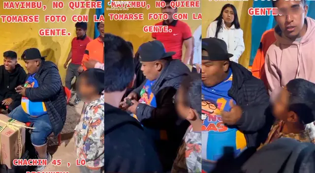 Mayimbú es criticado por no tomarse fotografía con sus fans