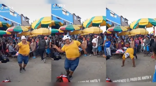 Mayimbu intentó hacer el paso de Anitta y terminó en el suelo