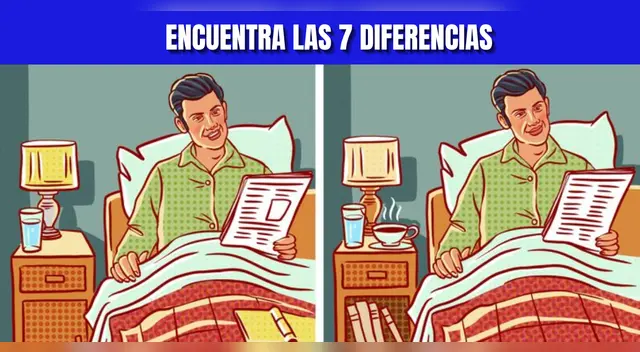 Reto visual EXTREMO: Ubica las 7 diferencias en 20 segundos o menos Reto visual EXTREMO: Ubica las 7 diferencias en 20 segundos o menos