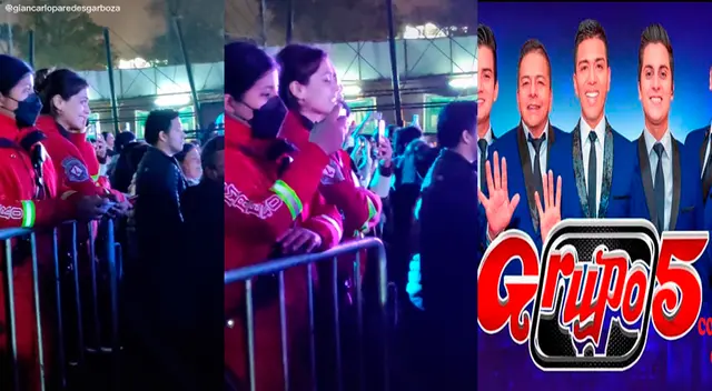 Bombera canta 'Te dejo libre' en pleno concierto Bombera canta 'Te dejo libre' en pleno concierto