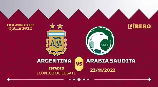 Argentina vs. Arabia Saudita: a qué hora y dónde ver el partido por el Grupo C del Mundial Argentina vs. Arabia Saudita: a qué hora y dónde ver el partido por el Grupo C del Mundial