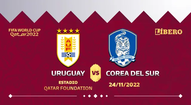 Uruguay vs. Corea del Sur: a qué hora y dónde ver el partido por el Grupo H del Mundial Uruguay vs. Corea del Sur: a qué hora y dónde ver el partido por el Grupo H del Mundial