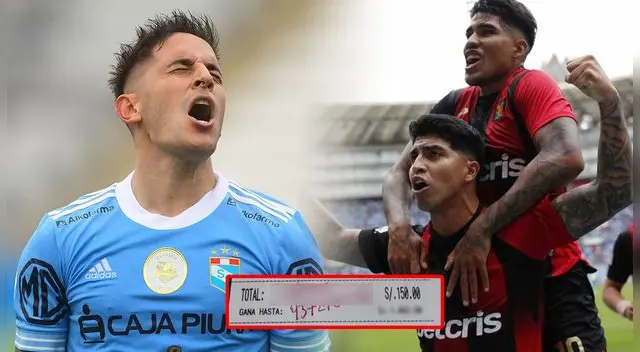 Un joven apostó a favor de Melgar y ganó más de un sueldo mínimo en 90 minutos. Un joven apostó a favor de Melgar y ganó más de un sueldo mínimo en 90 minutos.