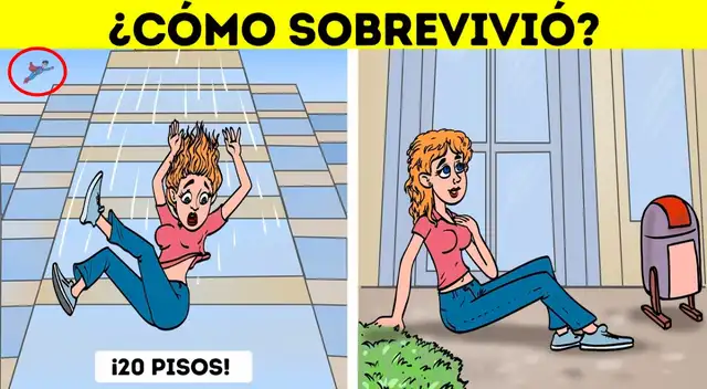 Solución al acertijo visual: la salvó Superman