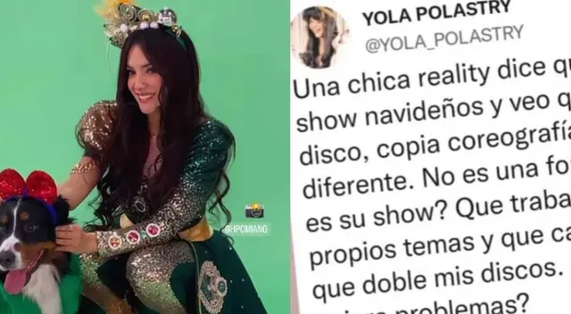 Yola Polastri acusa a Rosángela de copiar su show: "Que trabaje y haga sus propios temas"