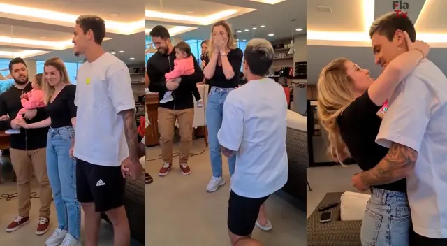 Pedro le propuso matrimonio a su esposa tras ser convocado a la Selección de Brasil
