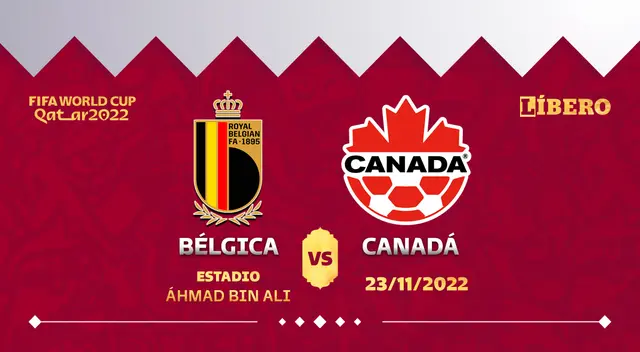 Bélgica vs. Canadá: a qué hora y dónde ver el partido por el Grupo F del Mundial Bélgica vs. Canadá: a qué hora y dónde ver el partido por el Grupo F del Mundial