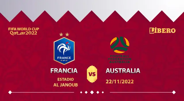 Francia vs Australia, duelo por el grupo D Francia vs Australia, duelo por el grupo D