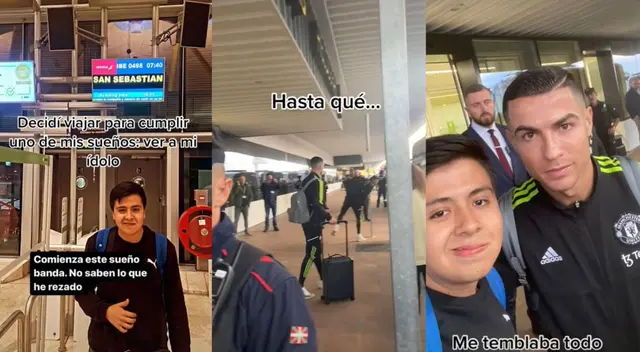 TikTok: joven viajó desde Colombia a Europa solo para conocer a Cristiano Ronaldo TikTok: joven viajó desde Colombia a Europa solo para conocer a Cristiano Ronaldo