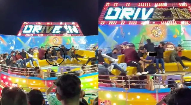 TikTok: joven sufrió penoso incidente en juego mecánico y es viral - VIDEO