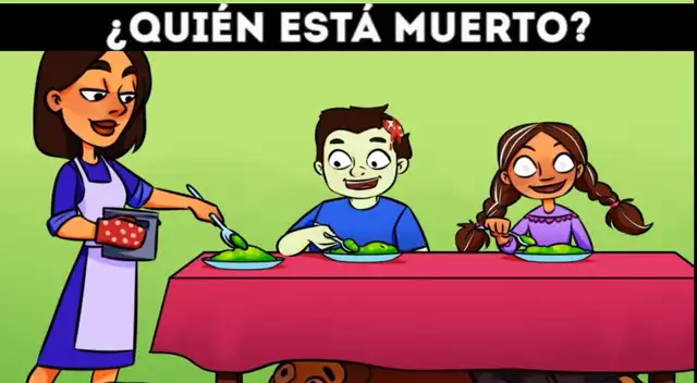 Descubre en solo 7 segundos qué persona está muerta.