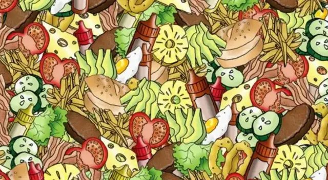 Encuentra con tu visión de halcón la ubicación del pepinillo en este reto visual
