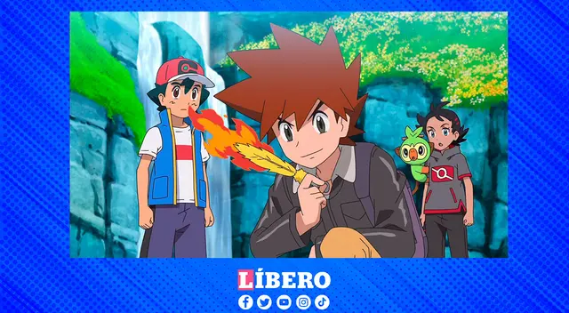 Gary hizo acto de presencia, atento al vs. entre Ash y Leon