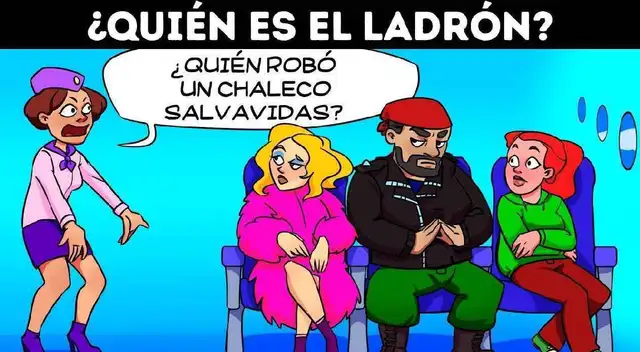 ¿Quién fue el verdadero ladrón? Tendrás que resolver el misterio en solo 7 segundos ¿Quién fue el verdadero ladrón? Tendrás que resolver el misterio en solo 7 segundos