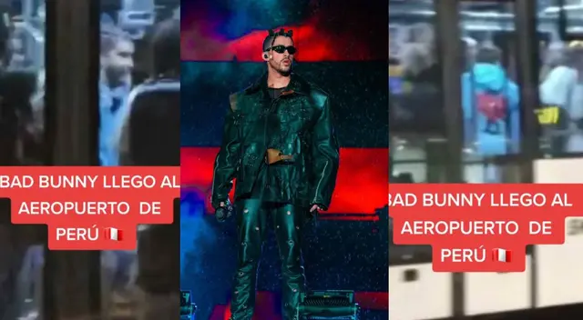Fanáticos de Bad Bunny captan al cantante llegando a Lima pero dudan: "¿Ese sí es?"