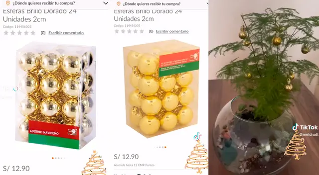 Creyó haber comprado 'ofertón' de adornos de Navidad y ahora podrá decorar su macetero Creyó haber comprado 'ofertón' de adornos de Navidad y ahora podrá decorar su macetero