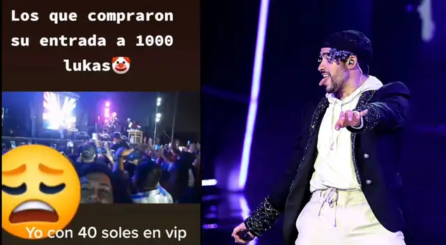 Fanático de Bad Bunny recuerda la vez que lo vio por 40 soles: "Y con las mejores canciones"