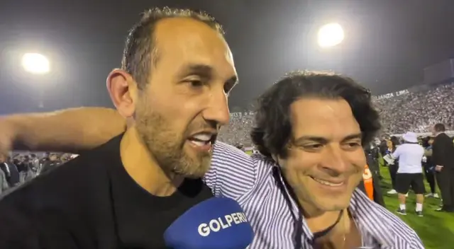 Hernán Barcos habló de su renovación delante de Diego Gonzales Posada