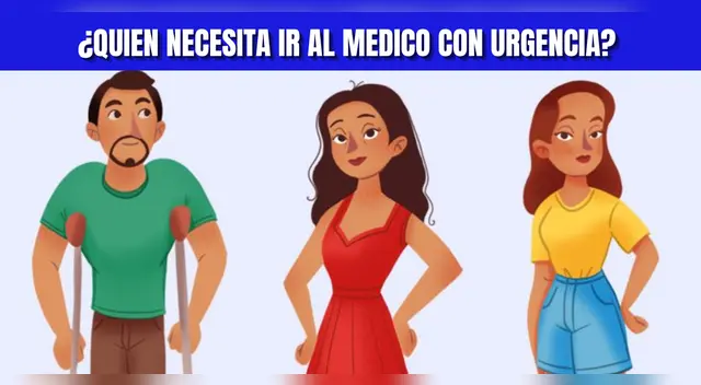 Acertijo Visual EXTREMO: Descubre quién corre peligro y necesitar ir al médico