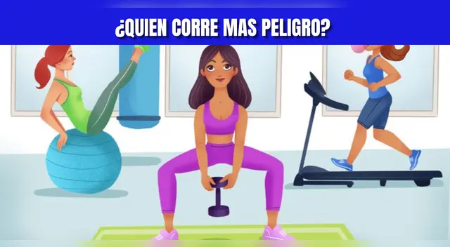 Acertijo visual EXTREMO: ¿Quién de las tres jóvenes corre más peligro? Acertijo visual EXTREMO: ¿Quién de las tres jóvenes corre más peligro?