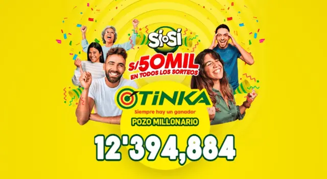 La Tinka: Reventó pozo millonario con más de 12 millones de soles.