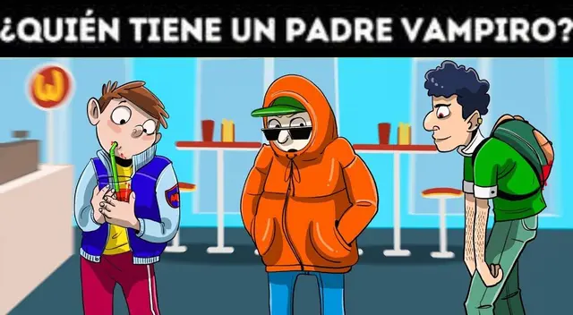 ¿Cuál de ellos es hijo de un vampiro? Identifícalo en menos de 8 segundos ¿Cuál de ellos es hijo de un vampiro? Identifícalo en menos de 8 segundos