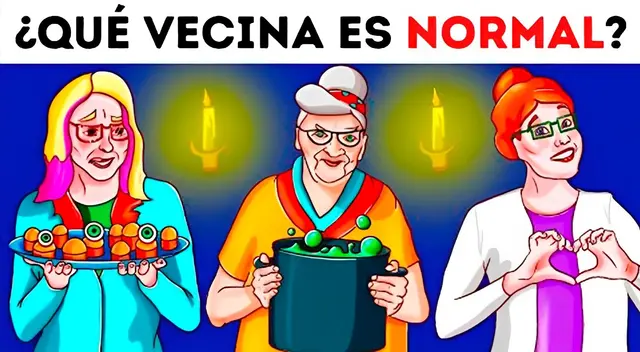 Acertijo de 8 segundos: ¿Qué vecina es normal? Solo el 5% solucionó este caso en Internet