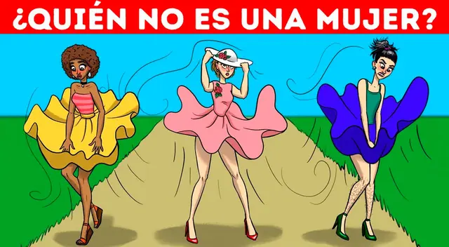 ¿Podrás ubicar a la persona que NO es una mujer? ¿Podrás ubicar a la persona que NO es una mujer?