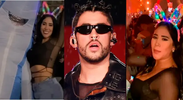 Melissa Paredes recibió algunas críticas por mostrar su ropa interior en concierto de Bad Bunny.