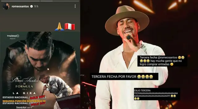 Romeo Santos en Lima: Fans reclaman tercera fecha de show tras el sold out en menos de un día