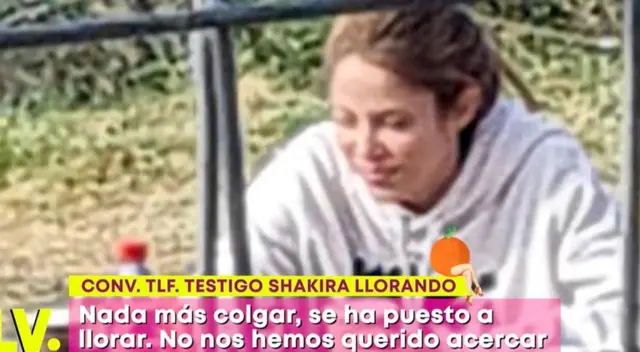 Una Shakira triste y enfurecida es captada en plena calle